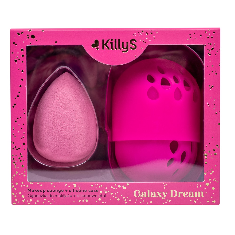 59070611697020478 Galaxy Dream gąbeczka do makijażu z silikonowym etui - obrazek 1