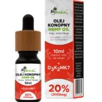 Hemp Oil Full Spectrum 20% 2000mg suplement diety w kroplach Olej Konopny + D3K2MK7 10ml