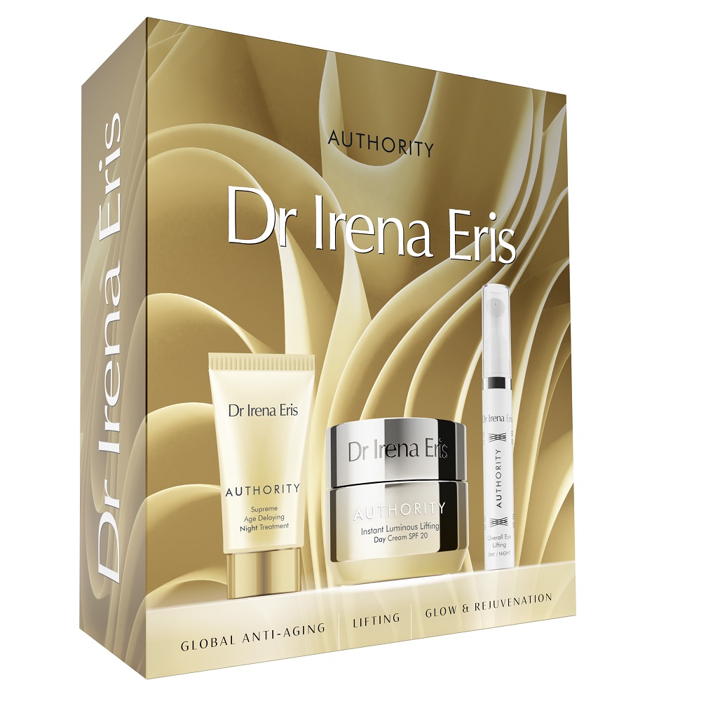 59234251695803163 Authority zestaw liftingujący krem na dzień SPF20 50ml + przeciwzmarszczkowy krem na noc 30ml + liftingujące serum pod oczy 15ml - obrazek 1