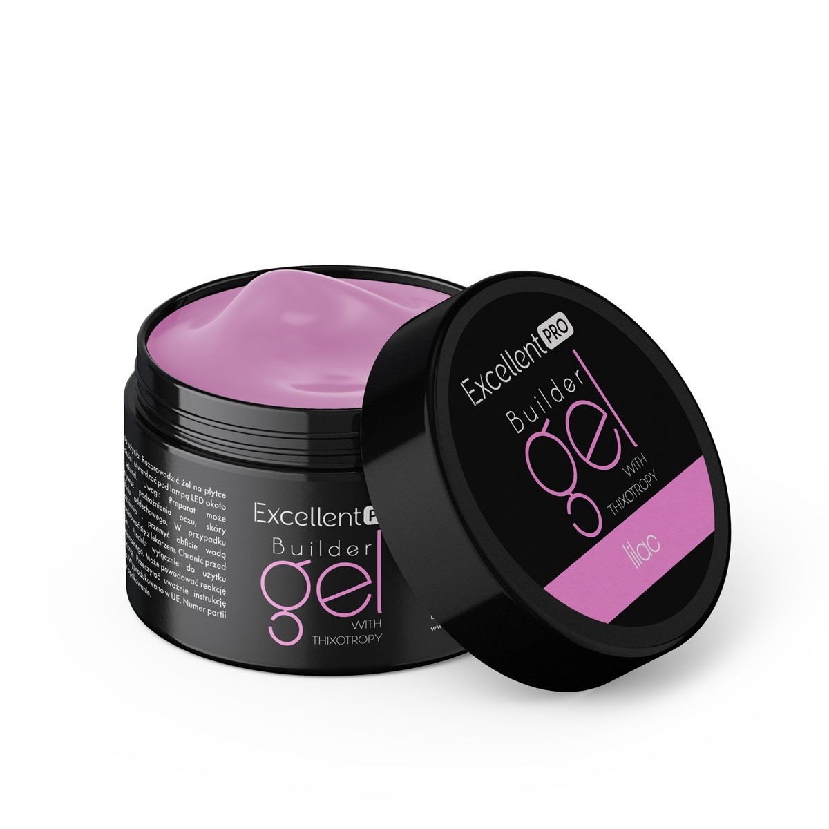www.kozubek.info Builder Gel With Thixotropy żel budujący Lilac 50g - obrazek 1