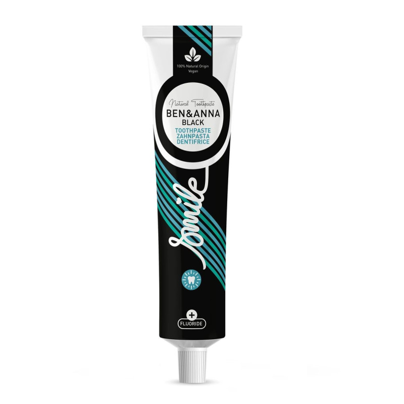 59505241688650128 Natural Toothpaste naturalna pasta do zębów z aktywnym węglem Black 75ml - obrazek 1
