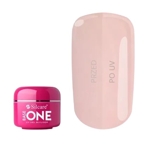 59541461710175336 Base One Dark French Pink żel budujący do paznokci 50g - obrazek 1