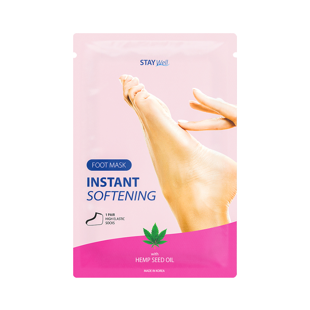 59548671664889244 Instant Softening Foot Mask maska do stóp w postaci skarpetek Hemp Seed Oil 1 para - obrazek 1