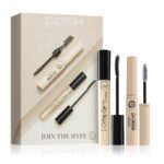 Join The Hype! zestaw Catchy Eyes Drama Mascara tusz do rzęs 10ml + Brow Lift Laminating Gel żel do laminacji brwi 6ml