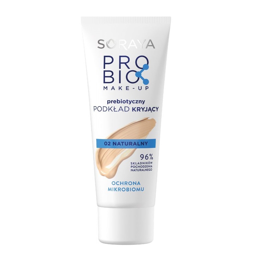 59659891675944648 Probio Make-Up prebiotyczny podkład kryjący 02 Naturalny 30ml - obrazek 1