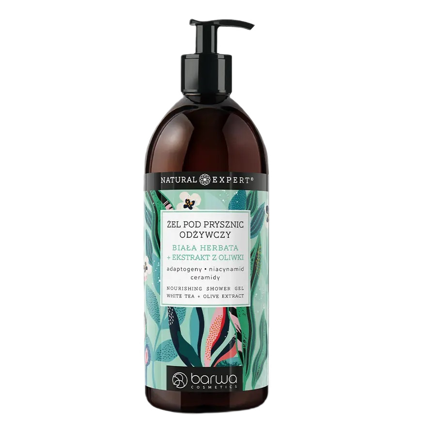 59684801715059809 Natural Expert odżywczy żel pod prysznic Biała herbata + ekstrakt z oliwki 480ml - obrazek 1