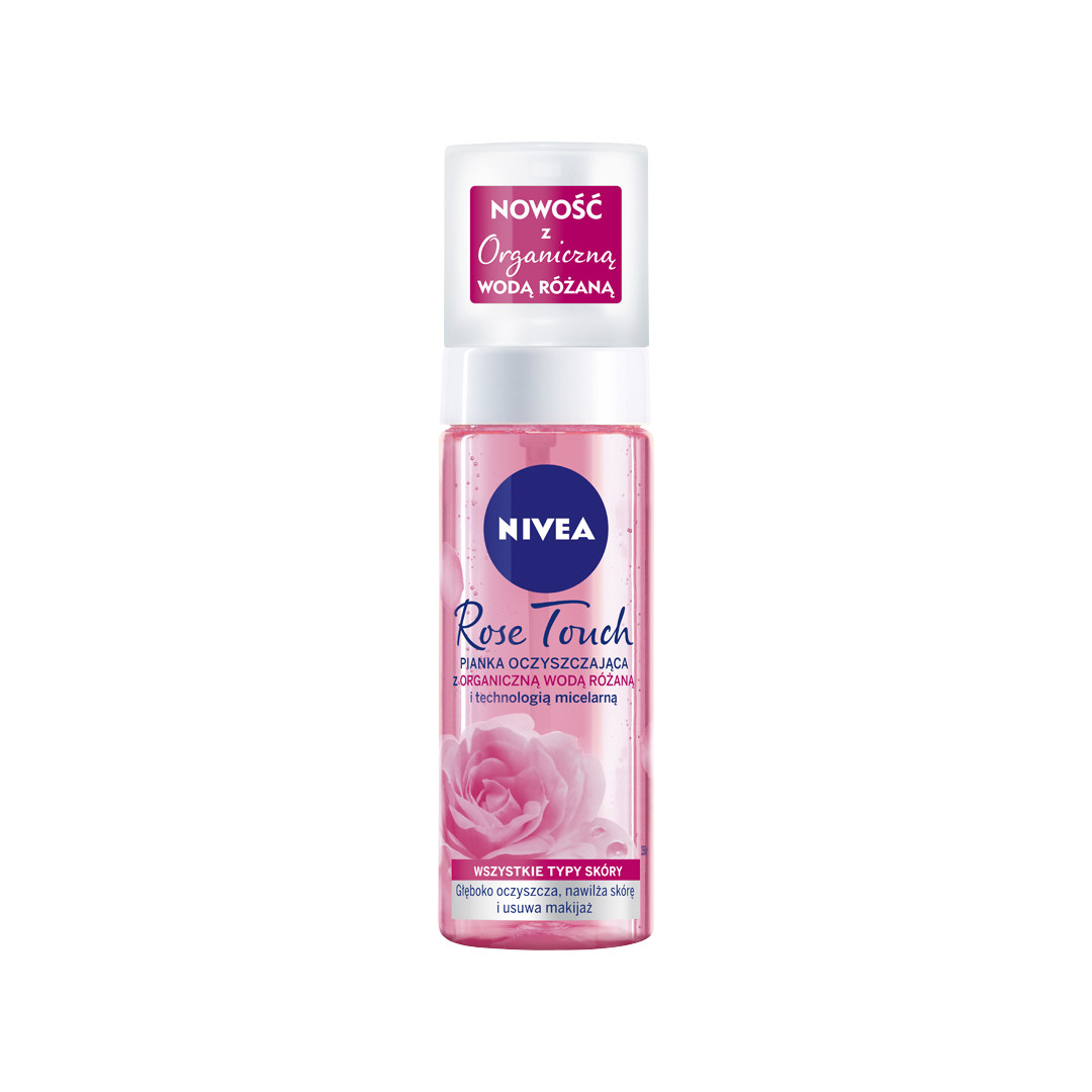 59738701652249454 Rose Touch pianka oczyszczająca z organiczną wodą różaną 150ml - obrazek 1