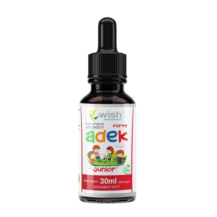59827731748005868 Junior Naturalne Witaminy ADEK Forte suplement diety w kroplach 30ml - obrazek 1