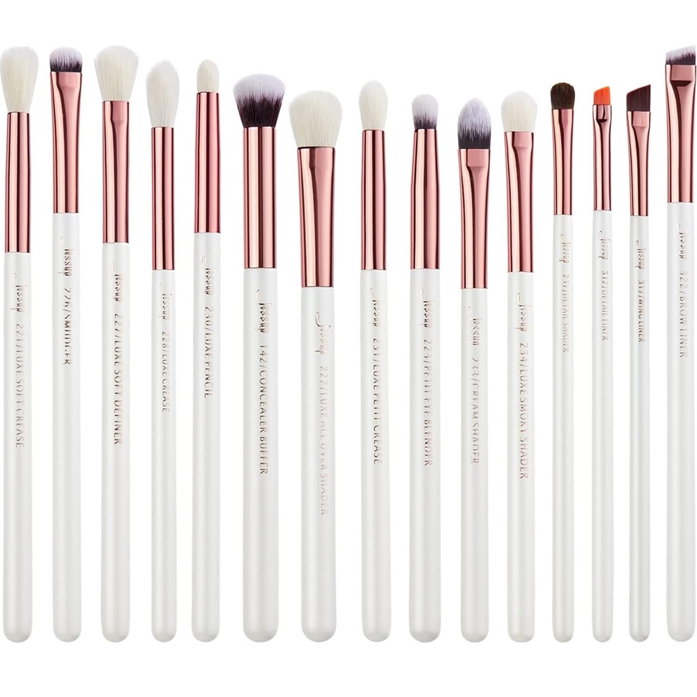 59844881719551451 Individual Eyeshadow Brushes zestaw pędzli do makijażu oczu T217 15szt. - obrazek 1