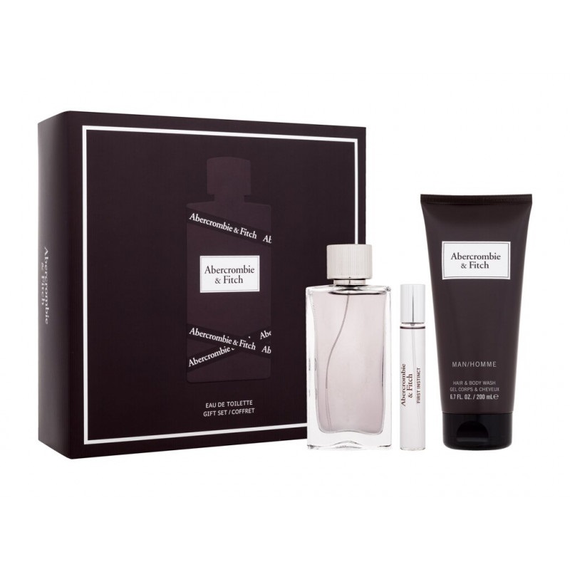 59856341734066253 First Instinct Man zestaw woda toaletowa spray 100ml + woda toaletowa 15ml + żel pod prysznic 200ml - obrazek 1