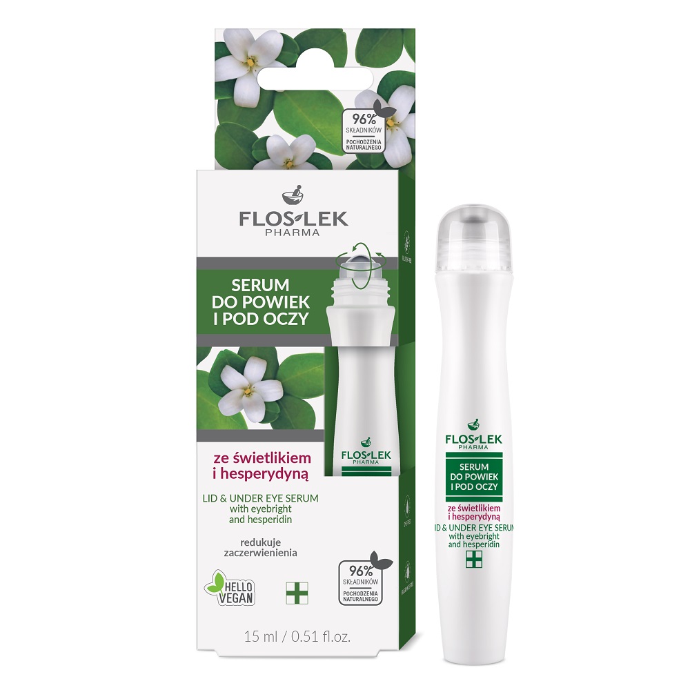 59862921718256255 Serum do powiek i pod oczy ze świetlikiem i hesperydyną 15ml - obrazek 1