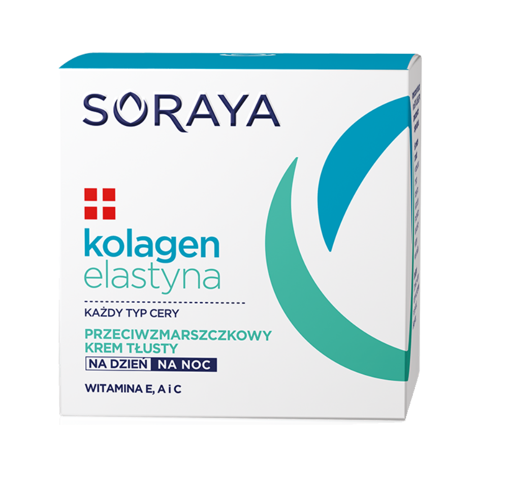 59869601578468076 Kolagen i Elastyna przeciwzmarszczkowy krem na dzień i noc 50ml - obrazek 1