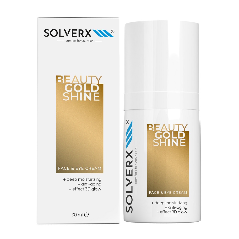59905711716201124 Beauty Gold Shine krem do twarzy i pod oczy 30ml - obrazek 1