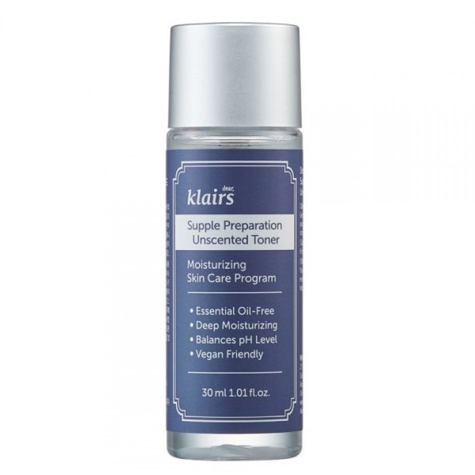 59999261706591409 Supple Preparation Unscented Toner nawilżający tonik do twarzy 30ml - obrazek 1