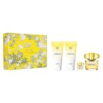 Yellow Diamond Pour Femme zestaw woda toaletowa spray 90ml + żel pod prysznic 100ml + balsam do ciała 100ml + woda toaletowa 5ml