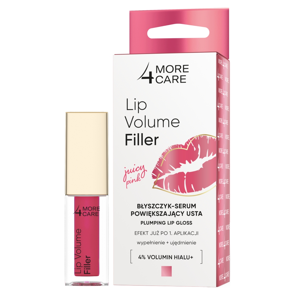 6002821695983593 Lip Volume Filler błyszczyk-serum powiększający usta Juicy Pink 4.8g - obrazek 1