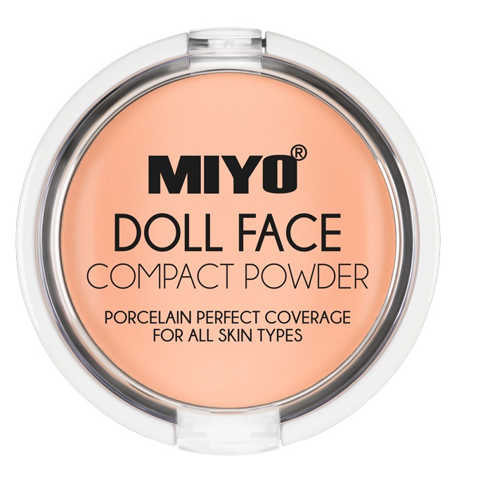 6004531683222220 Doll Face Compact Powder puder matujący do twarzy 01 Vanilla 7.5g - obrazek 1