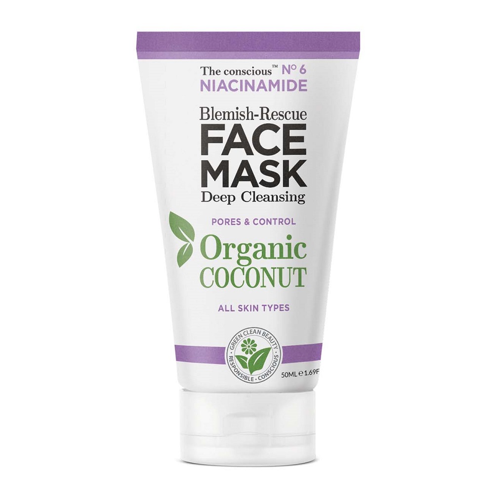 6005181709826047 Niacinamide maseczka do twarzy zwalczająca przebarwienia z organicznym kokosem 50ml - obrazek 1