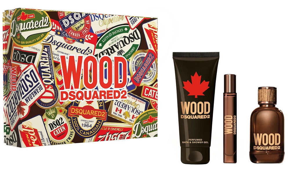 60141171595992707 Wood Pour Homme zestaw woda toaletowa spray 100ml + miniatura wody toaletowej 10ml + żel pod prysznic 150ml - obrazek 1