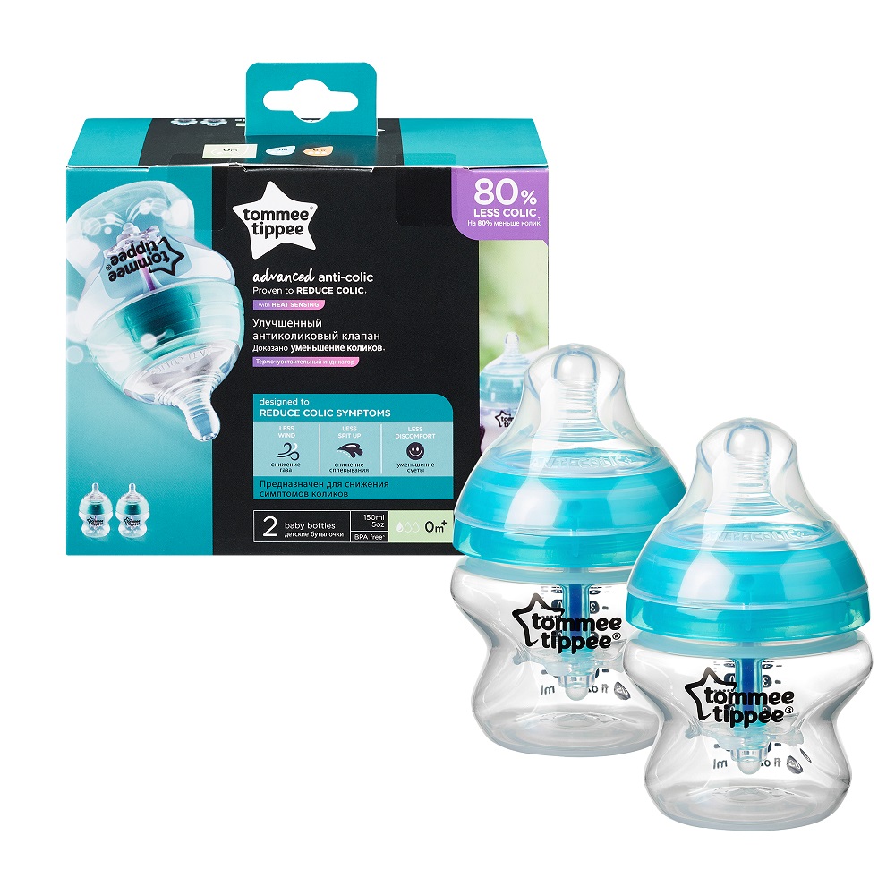 60197741683273071 Closer To Nature Advanced Anti-Colic butelka antykolkowa 0m+ 2x150ml - obrazek 1