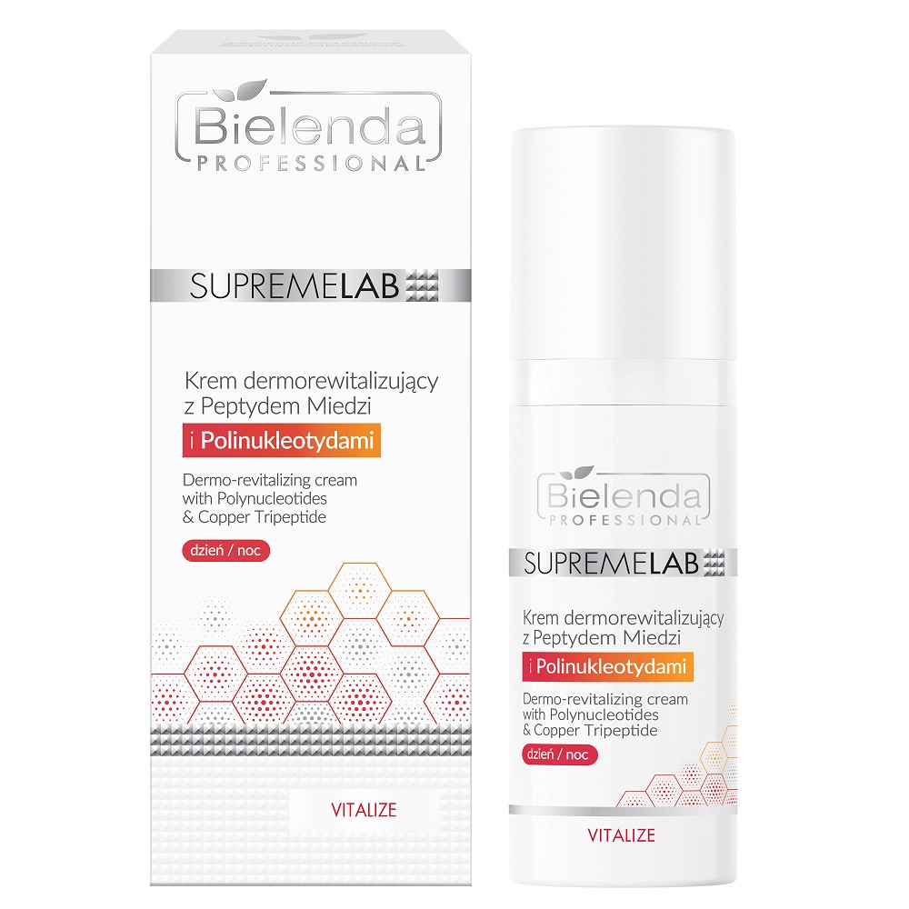 60244811679991033 SupremeLab Vitalize krem dermorewitalizujący z Peptydem Miedzi i Polinukleotydami 50ml - obrazek 1