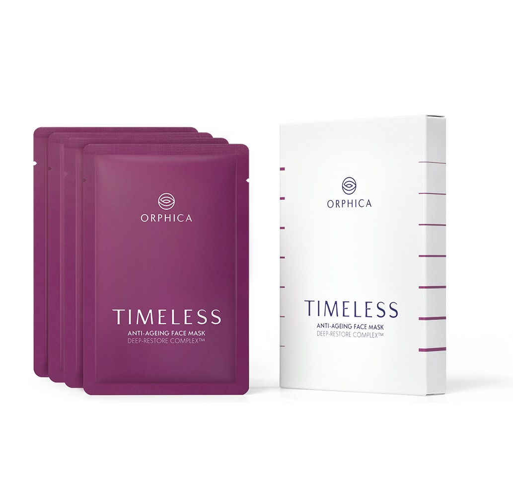 60247861659520758 Timeless Anti-Ageing Face Mask przeciwzmarszczkowa maska w płachcie 4x20ml - obrazek 1