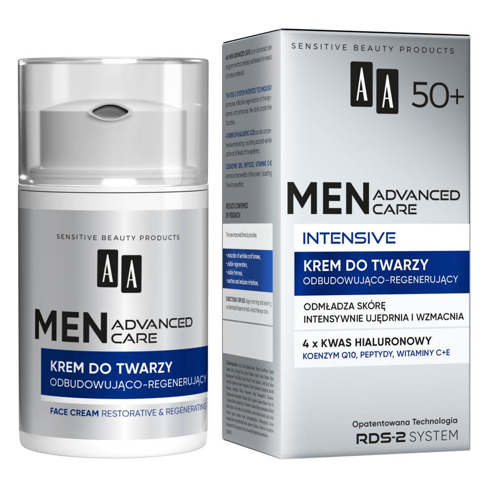 60254171741276908 Men Advanced Care Intensive 50+ krem do twarzy odbudowująco-regenerujący 50ml - obrazek 1