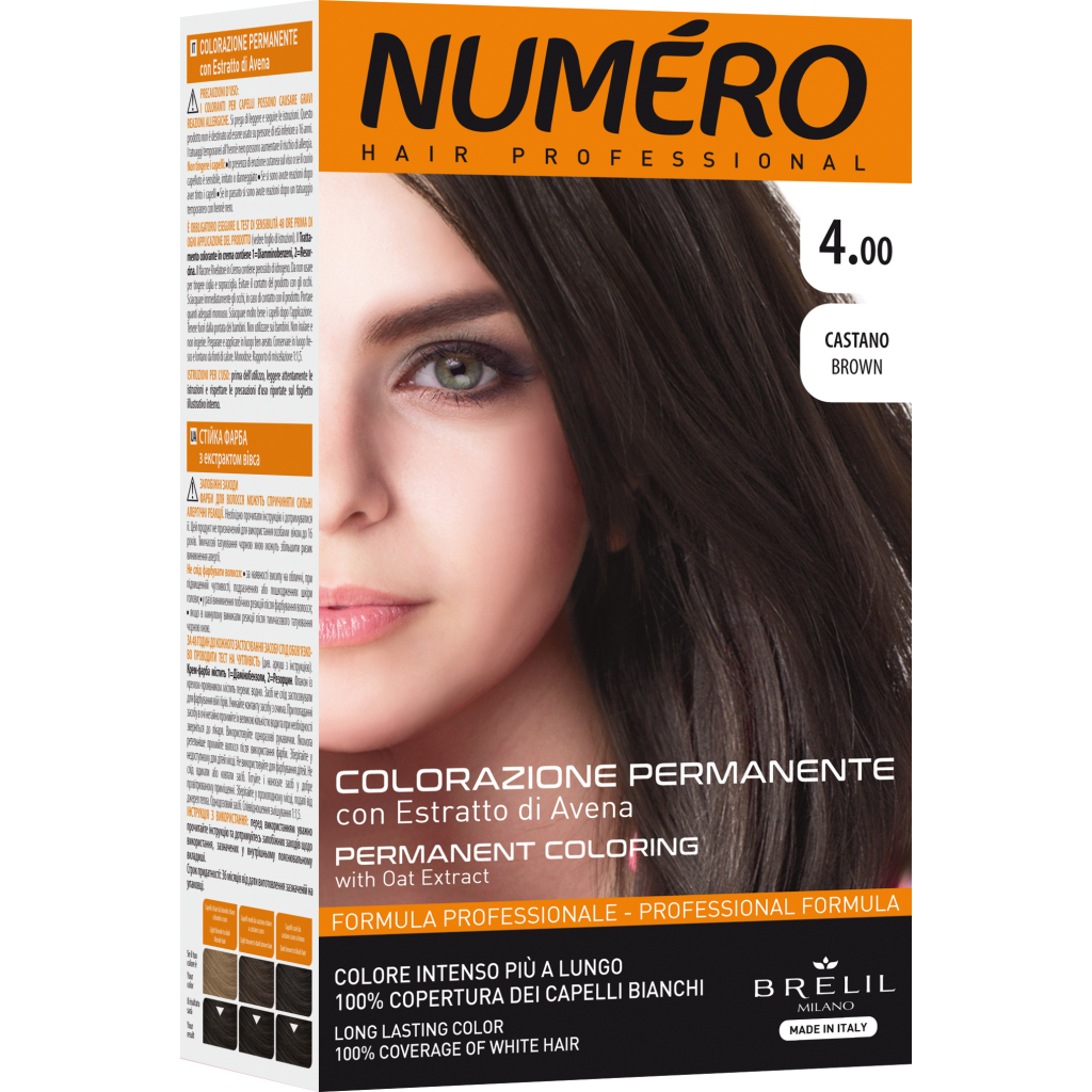 60259511662976326 Permanent Coloring farba do włosów 4.00 Brown 140ml - obrazek 1
