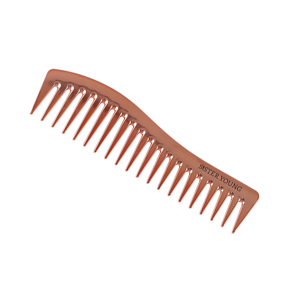 60307601756793113 Zuri Styling Hair Comb grzebień do włosów Rose Gold - obrazek 1