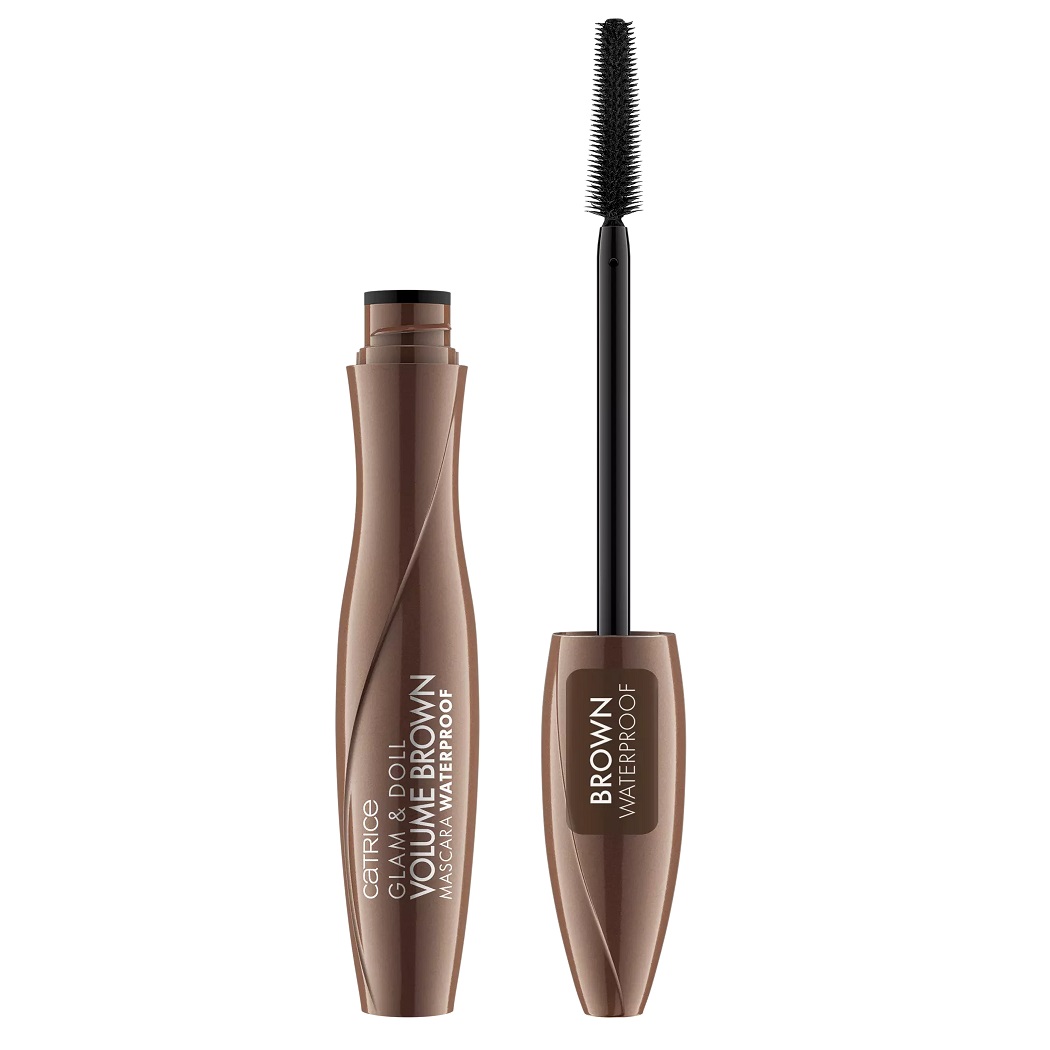 60393041745391516 Glam & Doll Volume wodoodporny tusz do rzęs Brown 10ml - obrazek 1