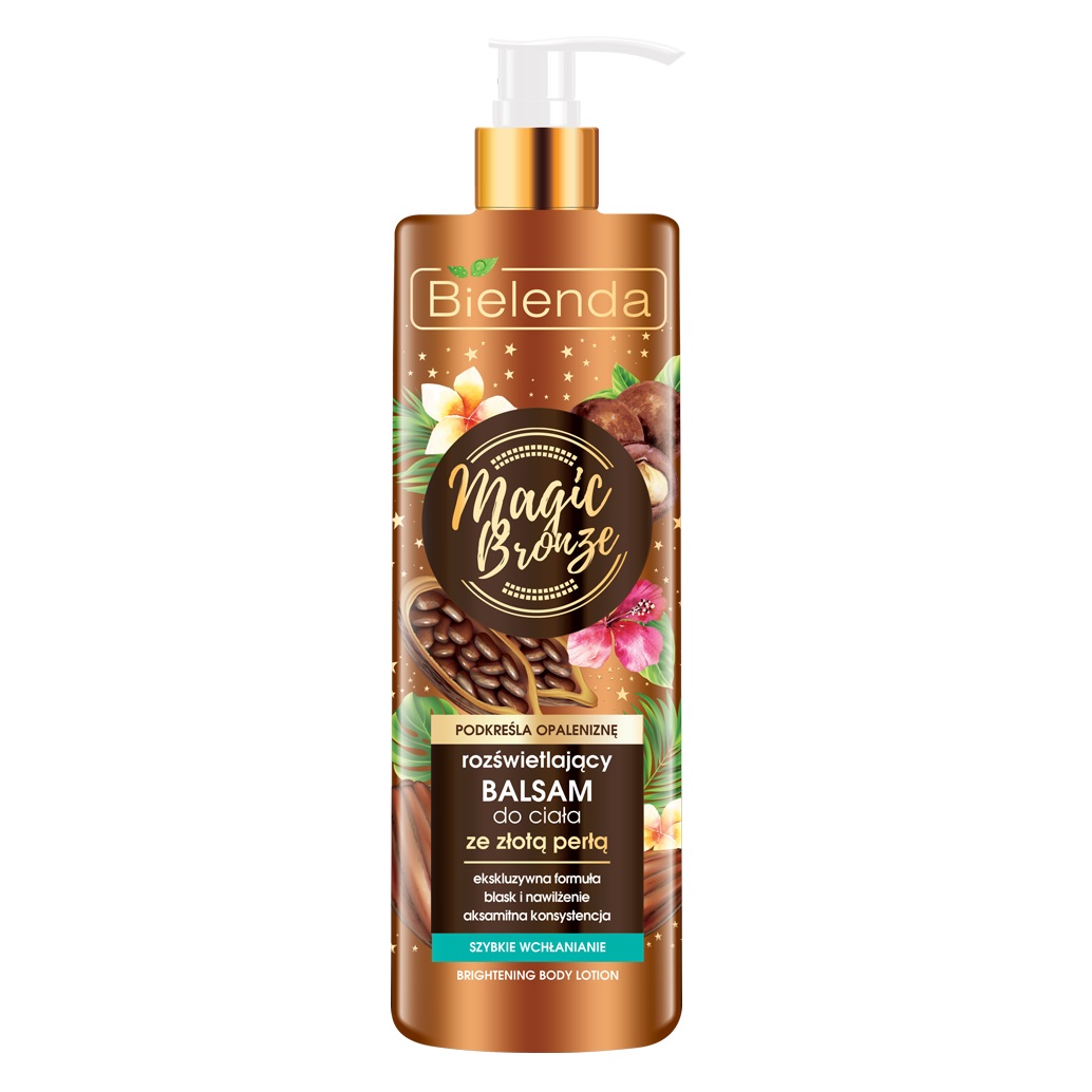 60396611650893088 Magic Bronze rozświetlający balsam do ciała ze złotą perłą 250ml - obrazek 1