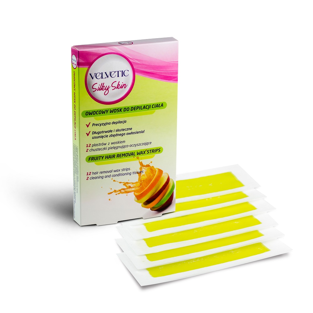 60449901711034968 Silky Skin owocowy wosk do depilacji ciała 12szt. - obrazek 1
