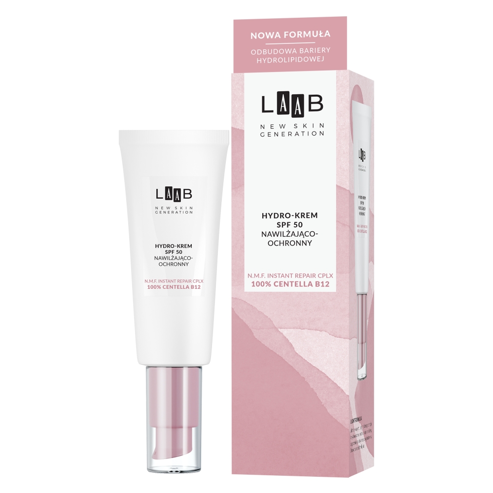 6046011777956475 LAAB hydro-krem SPF50 nawilżająco-ochronny 40ml - obrazek 1