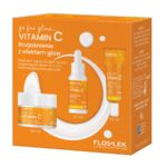 go for glow…VITAMIN C Rozjaśnienie z efektem glow zestaw krem anti-aging na dzień i na noc 50ml + rozjaśniające serum Vit C 10% 30ml + rozświetlający krem pod oczy 30ml