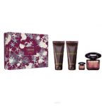 Crystal Noir zestaw woda perfumowana spray 90ml + woda perfumowana 5ml + balsam do ciała 100ml + żel pod prysznic 100ml