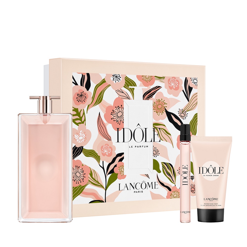 60581711623436013 Idole zestaw woda perfumowana spray 100ml + woda perfumowana spray 10ml + krem do ciała 50ml - obrazek 1