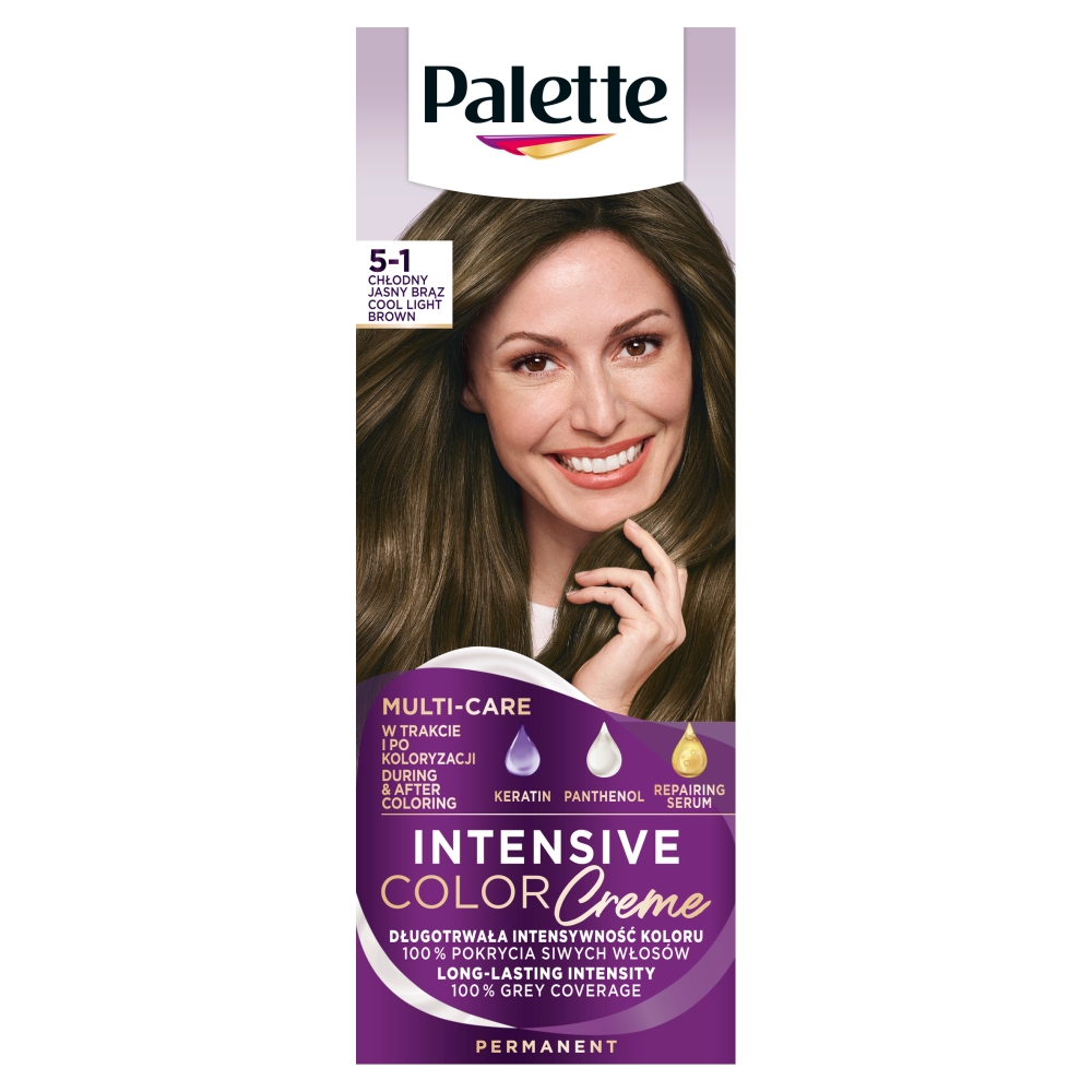 60775481684766070 Intensive Color Creme farba do włosów w kremie 5-1 Chłodny Jasny Brąz - obrazek 1