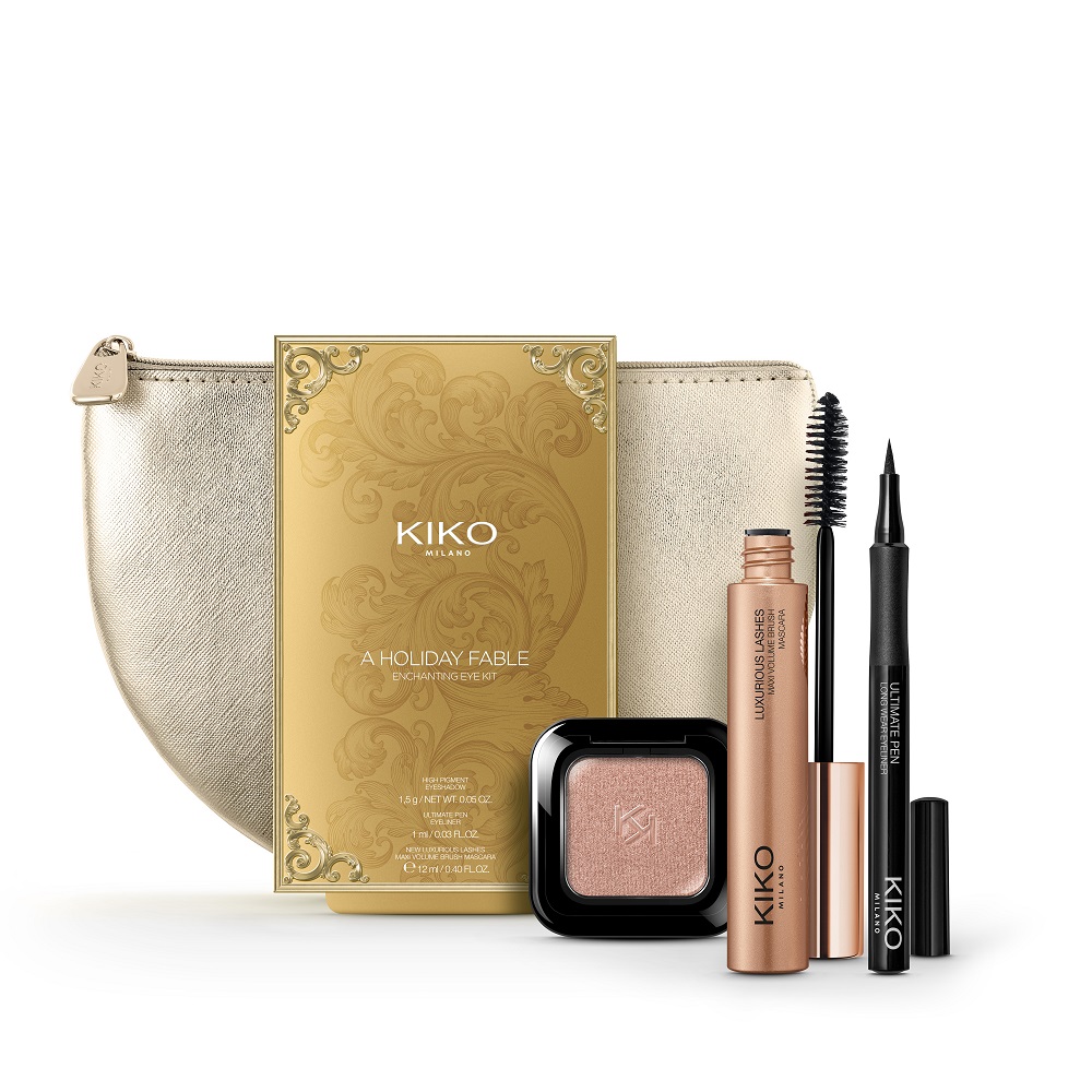 KC000000388001B A Holiday Fable Enchanting Eye Kit zestaw cień do powiek 22 1.5g + eyeliner w pisaku 01 1ml + tusz do rzęs 12ml + kosmetyczka - obrazek 1
