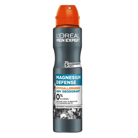 60829751756968150 Men Expert Magnesium Defense hipoalergiczny dezodorant spray 250ml - obrazek 1