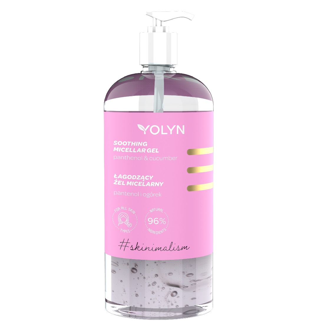 60843991678093193 #CleanBeauty łagodzący żel micelarny 500ml - obrazek 1