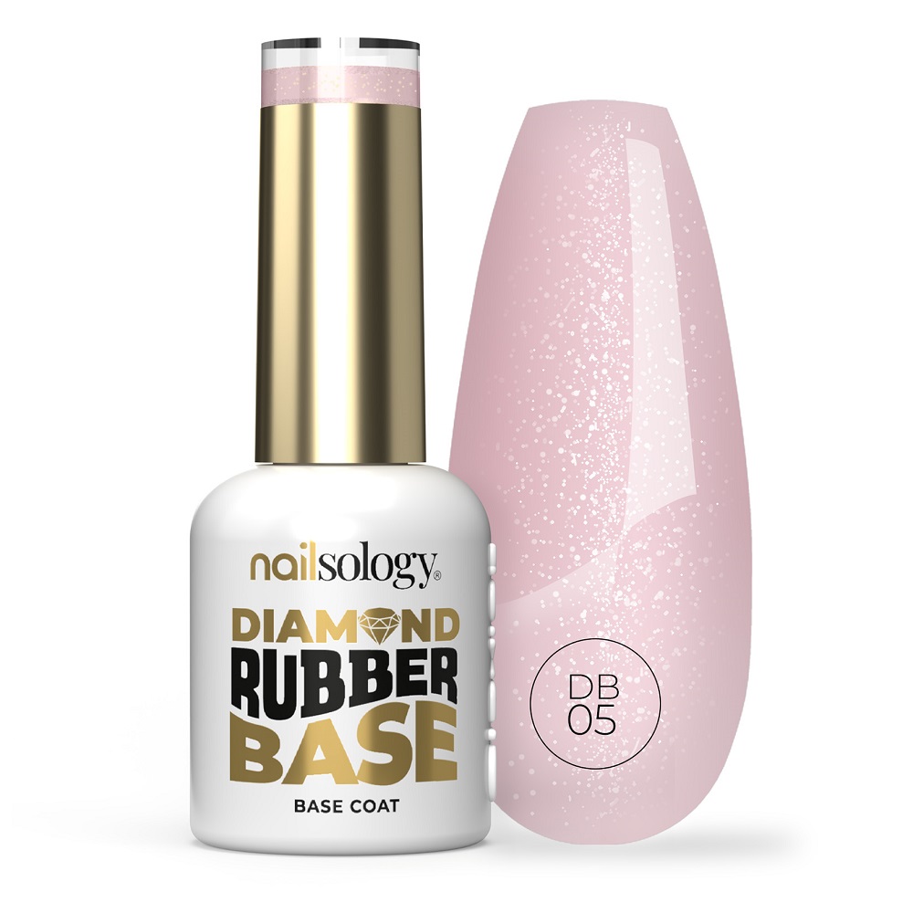 60853721766066469 Nailsology Diamond Rubber Base baza hybrydowa DB05 MissCandy 8ml - obrazek 1