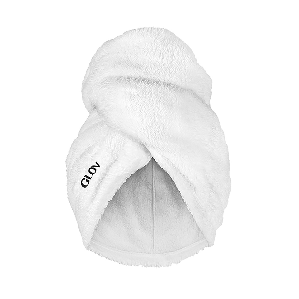 60867721675347203 Soft Hair Wrap ultralekki ręcznik do włosów Fluffy White - obrazek 1