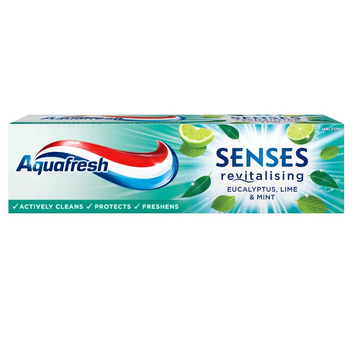 60907991727981955 Senses Revitalising Eucalyptus Lime & Mint pasta do zębów z fluorkiem 75ml - obrazek 1