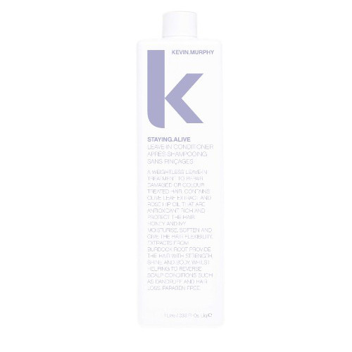 60963391657778363 Staying.Alive Leave-In Conditioner odżywka bez spłukiwania do włosów zniszczonych i farbowanych 1000ml - obrazek 1