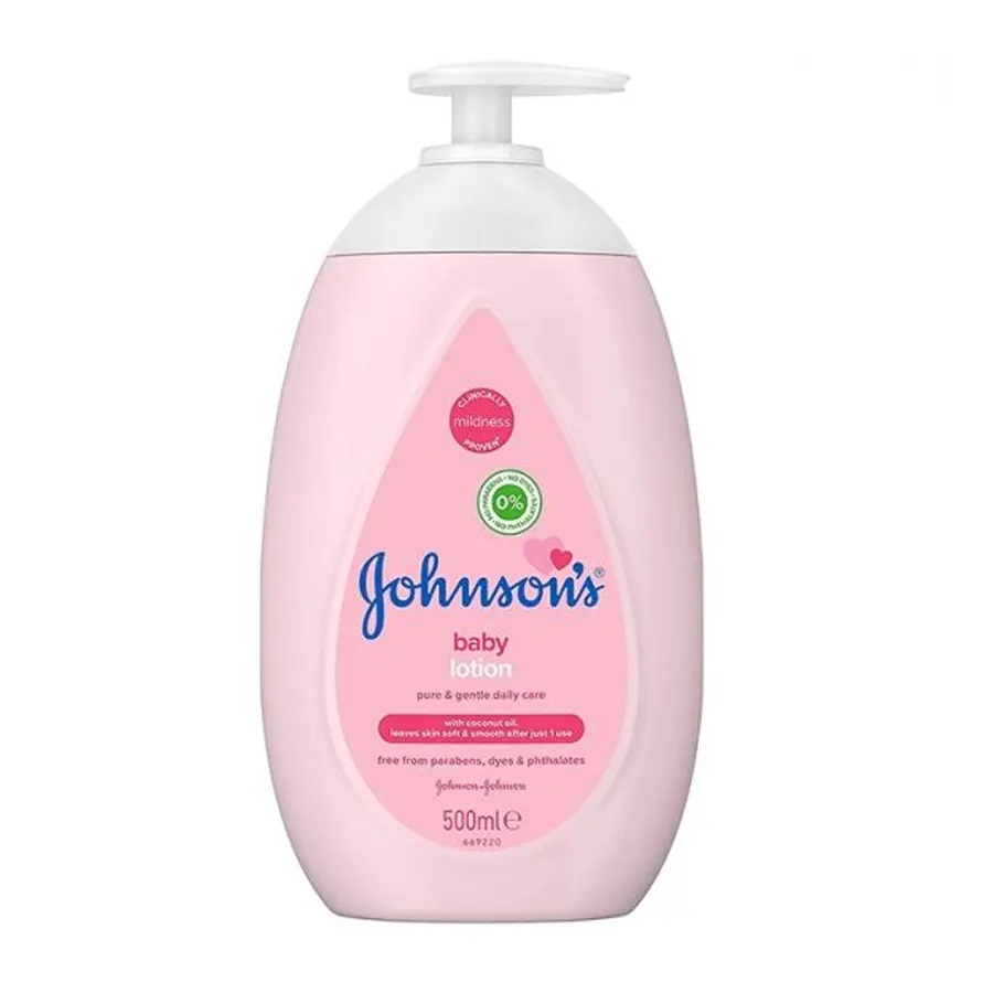61070801647243476 Johnson's Baby Lotion mleczko do ciała dla dzieci i niemowląt z pompką 500ml - obrazek 1