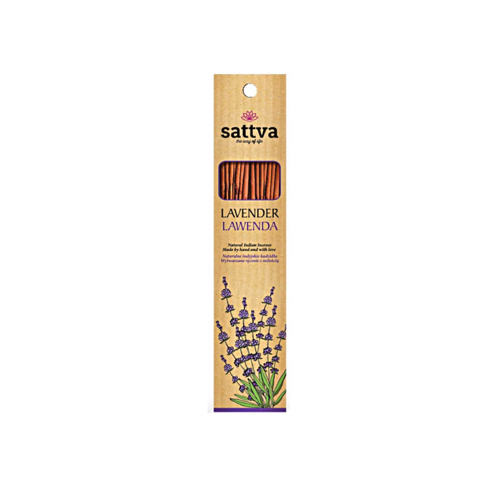 61100971662380955 Natural Indian Incense naturalne indyjskie kadzidełko Lawenda 15szt - obrazek 1