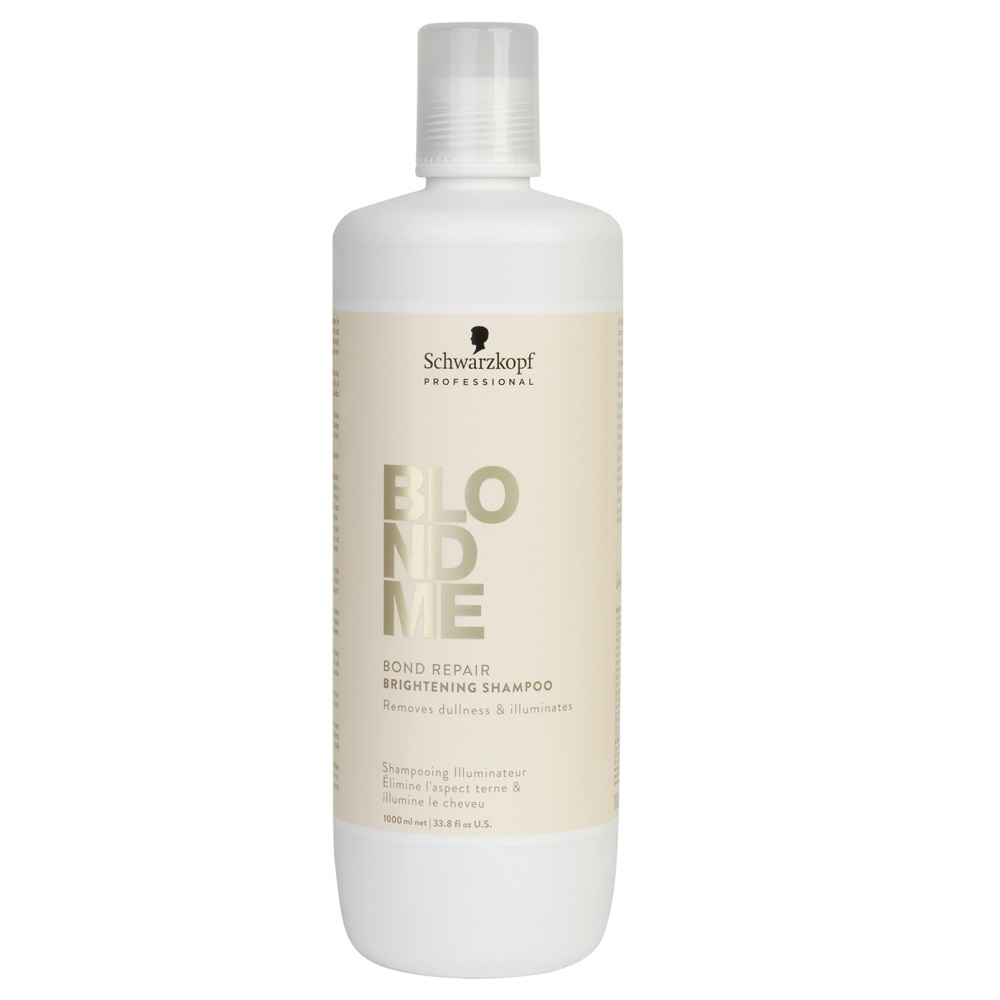 61137231757334154 BlondMe Bond Repair Brightening Shampoo rozświetlający szampon do włosów 1000ml - obrazek 1