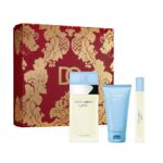 Light Blue Women zestaw woda toaletowa spray 100ml + krem do ciała 50ml + woda toaletowa 10ml