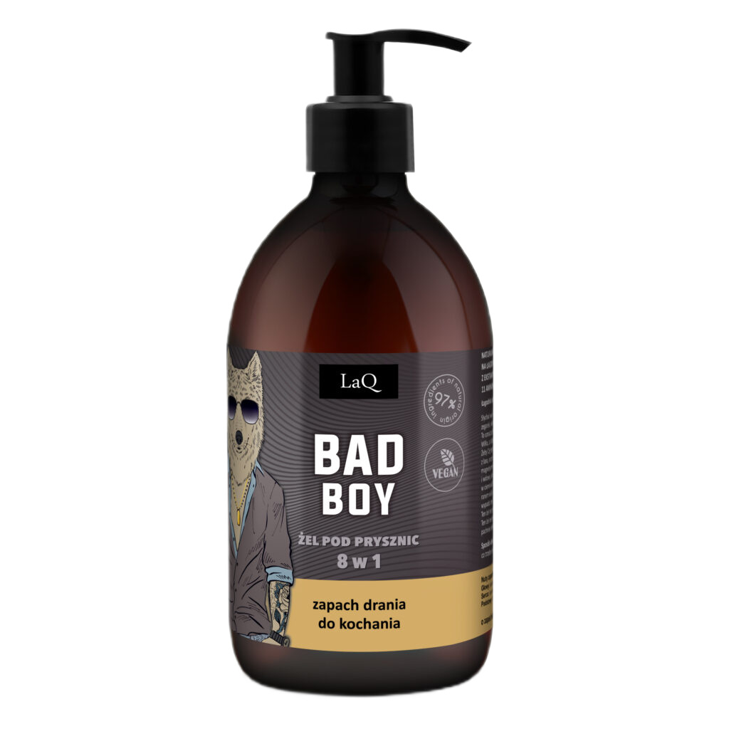 61208411729523802 Bad Boy żel pod prysznic 8w1 500ml - obrazek 1