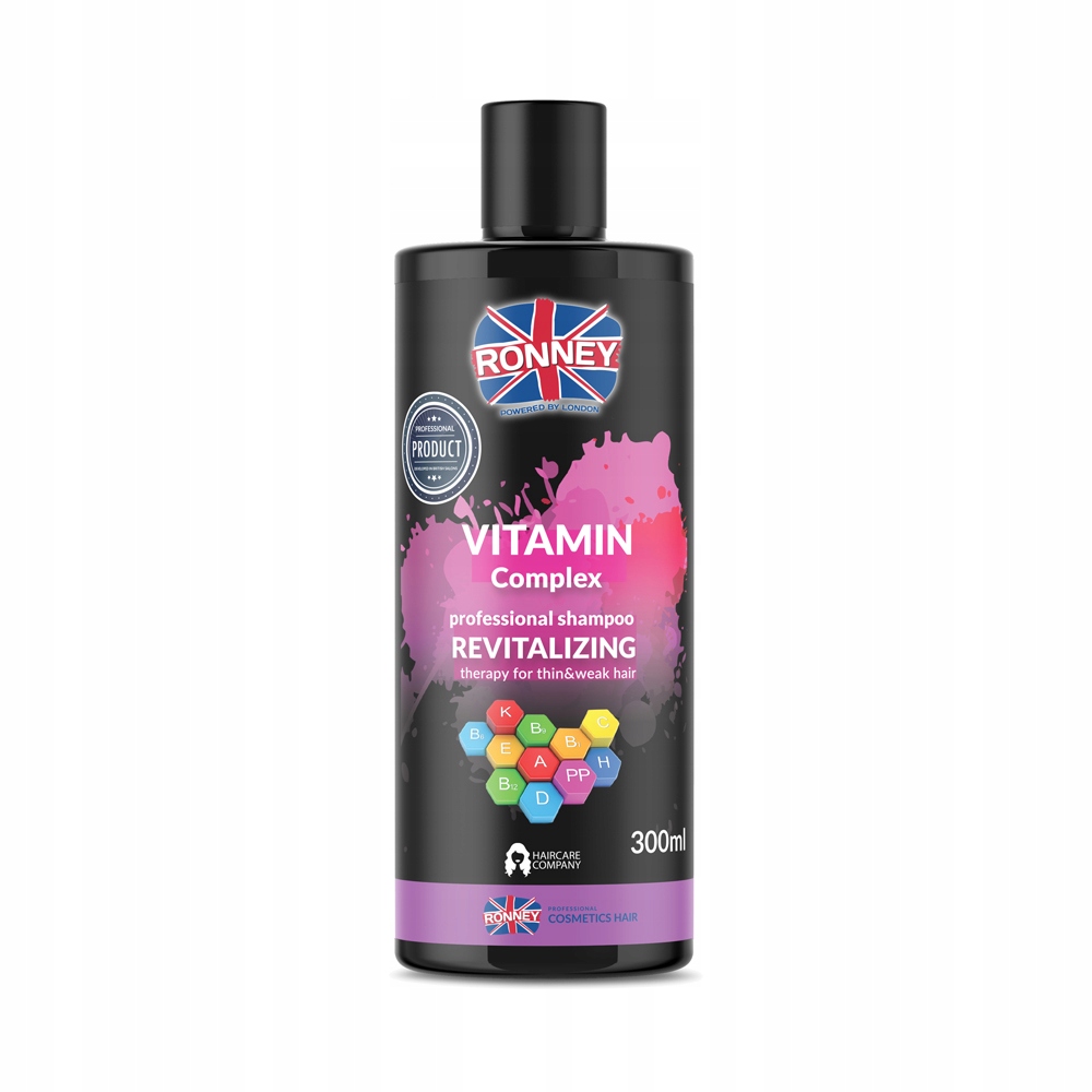61244331648559841 Vitamin Complex Professional Shampoo Revitalizing rewitalizujący szampon do włosów z kompleksem witamin 300ml - obrazek 1